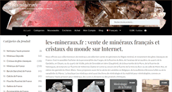 Desktop Screenshot of les-mineraux.fr