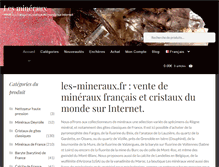 Tablet Screenshot of les-mineraux.fr